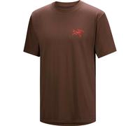 Arc'Teryx - T-shirt en coton - Kragg SL Cotton SS M Carob/Dynasty pour Homme en Coton - Taille M - Marron Marron M
