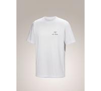 ARCTERYX - T-shirt lifestyle - T-shirt Kragg Sl Cotton Bird Word White Light Black | Arcteryx - S - male S