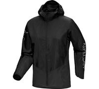 Arc'teryx - Veste de trail coupe-vent - Norvan Wind Hoody M Black Graphite pour Homme en Softshell - Taille L - Noir Noir L