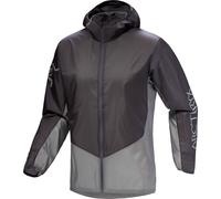 Arc'teryx - Veste de trail coupe-vent - Norvan Wind Hoody M Cloud Void pour Homme en Softshell - Taille XL - Gris Gris XL