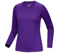 Arc'teryx - Women's Taema Crew L/S - T-shirt de running - M - azalea heather