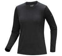 Arc'teryx - Women's Taema Thermal Crew L/S - T-shirt de running - S - black heather