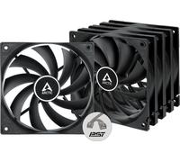 Lot de 5 Ventilateurs de boitier Arctic F12 PST - 12cm (Noir)