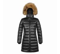 Arctic Army Kids' Faux Fur Hood Long Sleeve Long Puffer Jacket Noir 8Y Male