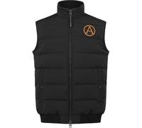 Arctic Army Men's Muskox Baffle Stitching Stand Collar Gilet Noir Petit Male