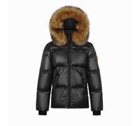 Arctic Army Unisex Puffer Og Jacket With Removable Faux-Fur Hood Noir 13Y Unisex