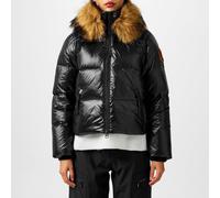 Arctic Army Women's Cropped Lightweight Padded Jacket Noir 12 (M) Female