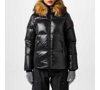 Arctic Army Women's Faux Fur Puffer Lightweight Padded Jacket Noir 12 (M) Female