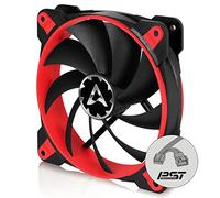 ARCTIC BioniX F120-120 mm Ventilateur Boîtier Gaming avec PWM PST, Ventilateur Refroidissement avec Fonction de Partage PST, Port, Réglage RPM en Synchro, 200-1800 RPM - Rouge