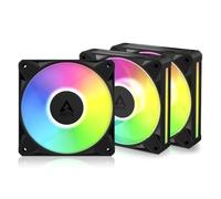 ARCTIC BioniX P12 A-RGB pack de 3, ventilateurs PWM 120 mm, Daisy Chain
