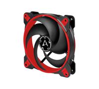 ARCTIC BioniX P120 Ventilateur 12cm Noir/Rouge, 200-2100 RPM, 0.45 Sone, 114.79 m³/h (67.56 CFM), Palier FDB, PWM 4-Pin, 120x120x27mm