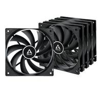 Arctic Cooling – Ventilateur de boîtier F12 PWM 12 cm Lot de 5 Noir