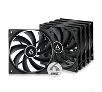 ARCTIC F12 PWM PST (5 Pièces) - Ventilateur PC, 120 mm, Haute Performance, Ventilateur Boitier, Refroidisseur Silencieux pour UC, Fonction de Partage PST, 230-1350 rpm - Noir