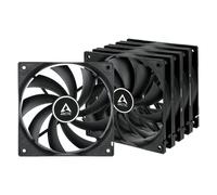 Arctic Cooling – Ventilateur boîtier F12 (lot de 5) 120 mm 1350 rpm Silencieux Noir