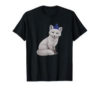 Arctic Fox Bonnet d'hiver Motif Animal Vintage Vieilli T-Shirt