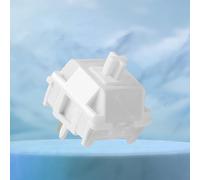 Arctic-Fox Commutateurs linéaires Cherry MX silencieux pour clavier mécanique, interrupteur à 5 broches Tears of The Kingdom, 35 pièces White Fox Axis V2, tige POM