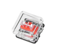 Arctic-Fox Lot de 20 touches de clavier mécanique PBT à profil bas pour Kailh Chocolate Switch, design artisanal personnalisé, couleur cristal transparent