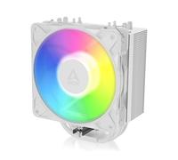 ARCTIC Freezer 36-S A-RGB - Refroidisseur de CPU avec éclairage ARGB pour Intel & AMD, tour simple, ventilateur P12 Pro 120 mm à pression optimisée, 600-3000 rpm, palier dynamique, incl. MX-7 - Blanc