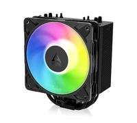 ARCTIC Freezer 36-S A-RGB - Refroidisseur de CPU avec éclairage ARGB pour Intel & AMD, tour simple, ventilateur P12 Pro 120 mm à pression optimisée, 600-3000 rpm, palier dynamique, incl. MX-7 - Noir