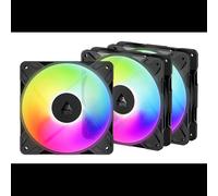 ARCTIC Freezer P12 Pro Reverse A-RGB - Pack de 3 Ventilateurs 120mm, 500-3000 RPM, 124 m³/h, 73 CFM, 4.5 mmH2O, FDB, A-RGB, Noir