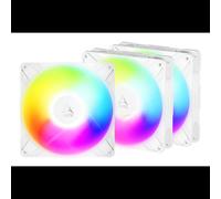 ARCTIC Freezer P14 Pro Reverse A-RGB (White) - Kit de 3 ventilateurs 140mm, 400-2650 RPM, 166.5 m³/h, 5.1 mmH2O, FDB, A-RGB, connecteurs 4-pin + 3-pin