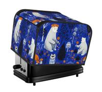 Arctic Grille-pain à tête de panda, champignon et chouette, résistant à la poussière, résistant à la chaleur, universel, compatible avec la plupart des grille-pain standard à 4 tranches avec