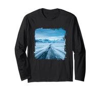 Arctic Ice Road Neige Paysage Scenic Path Manche Longue