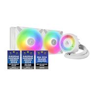 ARCTIC Liquid Freezer III 280 A-RGB - PC à Refroidissement par Eau, Refroidisseur d’Eau Tout-en-Un pour processeur AIO, Compatible Intel LGA1851/1700 et AMD AM5/4, Pompe à Commande PWM Efficace -