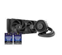 Arctic Liquid Freezer III Pro 240, Watercooling AIO CPU 240mm, 2x120mm, Radiateur 38mm, Pompe PWM, AM5/AM4 LGA1851/1700 Noir