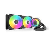ARCTIC Liquid Freezer III Pro 280 A-RGB (noir) - Refroidisseur CPU AIO, 2 x 140 mm refroidissement à eau, radiateur 38 mm, pompe PWM, ventilateur VRM, AMD AM5/AM4, Intel LGA1851/1700 Cadre de contact