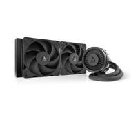 ARCTIC Liquid Freezer III Pro 280 - Refroidisseur de CPU AIO, 2 x 140 mm refroidissement par eau, radiateur 38 mm, pompe PWM, ventilateur VRM, AMD AM5/AM4, Intel LGA1851/1700 Cadre de contact - Noir