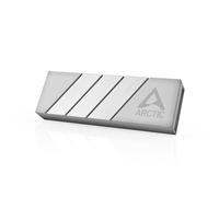 ARCTIC M2 Pro - Dissipateur Thermique pour M.2 2280 SSD, avec Ventilateurs ARCTIC TP-3, Compatible avec PC & PS5, pour SSD Simples et Doubles Faces - Argent