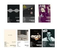 Arctic Monkeys Lot de 7 affiches sur toile édition limitée pour décoration de chambre à coucher, bureau, chambre, cadeau sans cadre, 40 x 60 cm