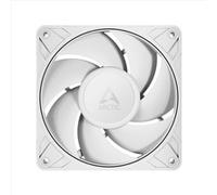 ARCTIC P12 Pro PST (White) - Ventilateur Puissant et Haut de Gamme, Ventilateur PWM 120 mm avec Câble Répartiteur en Y, 600-3000 rpm, 0 rpm <5% PWM, Palier à Douille Hydrodynamique, 4 Broches - Blanc