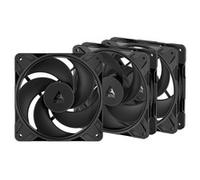 Lot de 3 Ventilateurs de boitier Arctic P12 Pro Reverse - 12cm (Noir)