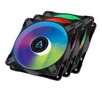 ARCTIC P12 PWM PST A-RGB 0dB - Value Pack - ventilateur châssis - 120 mm - noir (pack de 3) G