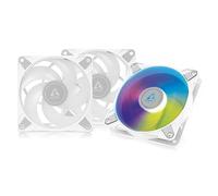 ARCTIC P12 PWM PST A-RGB (3 Pièces) - 120 mm Ventilateur PWM PC, Fan | Ventilateur de boîtier, Ordinateur, Optimisé pour la pression statique, 200-2000 rpm (0 rpm <5 %), 5V 3 Pin ARGB LED