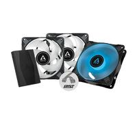 Lot de 3 Ventilateurs de boitier P12 PST RGB - 12cm (Noir)