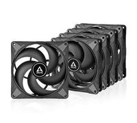 ARCTIC P14 Max (5 Pièces) - Ventilateur PC, Ventilateur de boîtier 140 mm haute performance, Régulation PWM 400-2800 rpm, Optimisé pour la pression statique, Double roulement à billes - Noir