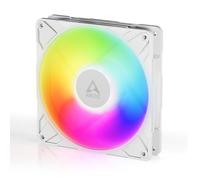 ARCTIC P14 Pro A-RGB (White) - Puissant ventilateur premium, ventilateur PWM 140 mm avec câble en Y séparé, 400-2500 rpm, 0 rpm <5% PWM, 5V Digital RGB, palier Fluid Dynamic - Blanc