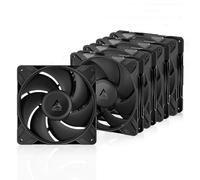 ARCTIC P14 Pro PST - 5 Piéces - Puissant ventilateur premium, ventilateur PWM 140 mm avec répartiteur de câble en Y, 400-2500 rpm, 0 rpm <5% PWM, palier Fluid Dynamic, 4-Pin - Noir