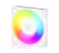 ARCTIC P14 Pro Reverse A-RGB - 140 mm Ventilateur Premium avec flux d'air inversé, Ventilateur PWM avec répartiteur de câble en Y, 400-2650 rpm, 0 rpm <5% PWM, 5V Digital RGB, FDB, 4-Pin - Blanc