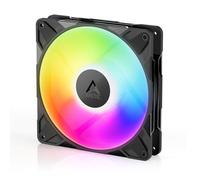 ARCTIC P14 Pro Reverse A-RGB - 140 mm Ventilateur Premium avec flux d'air inversé, Ventilateur PWM avec répartiteur de câble en Y, 400-2650 rpm, 0 rpm <5% PWM, 5V Digital RGB, FDB, 4-Pin - Blanc