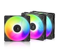 Lot de 3 Ventilateurs de boitier Arctic P14 Pro Reverse RGB - 14cm (Blanc)