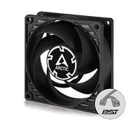 ARCTIC P8 PWM PST - Ventilateur PC, Ventilateur 80 mm PWM PST optimisé pour la pression statique, 200-3000 rpm contrôlé par PWM PST, Moteur très silencieux et efficace - Noir