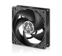 ARCTIC P9 Silent - Ventilateur PC, Ventilateur de boîtier ultra silencieux de 80 mm optimisé pour la pression statique, Moteur de ventilateur quasiment silencieux, 1900 rpm - Noir