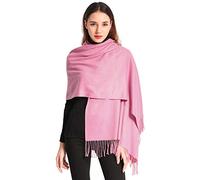 Arctic Penguin Écharpe Châle Pashmina Femme Grandes Châle Wrap Douces pour Automne Hiver Chaud 200x70 cm (Rose 2)