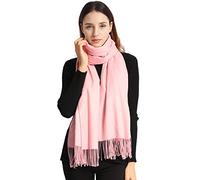 Arctic Penguin Écharpe Châle Pashmina Femme Grandes Châle Wrap Douces pour Automne Hiver Chaud 200x70 cm (Rose)