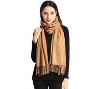 Arctic Penguin Écharpe Châle Pashmina Femme Grandes Châle Wrap Douces pour Automne Hiver Chaud 200x70 cm (Chameau)