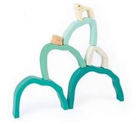 Arctic Polar Bear Stacking Blocks Aqua G